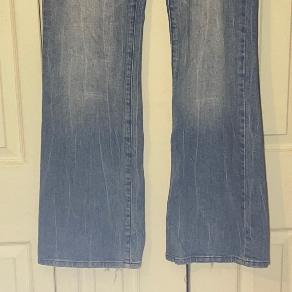 BCBGMaxAzria Distressed Claire Boot Cut Jeans 8 - Picture 5 of 16